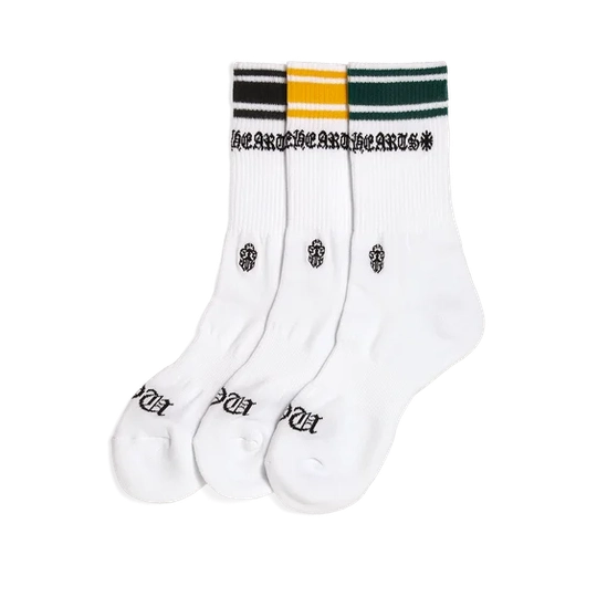 Chrome Hearts White Sports Socks