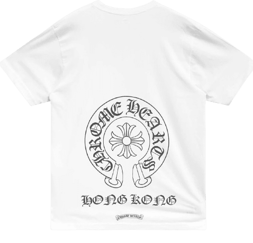Chrome Hearts Hong Kong White Horseshoe Tee