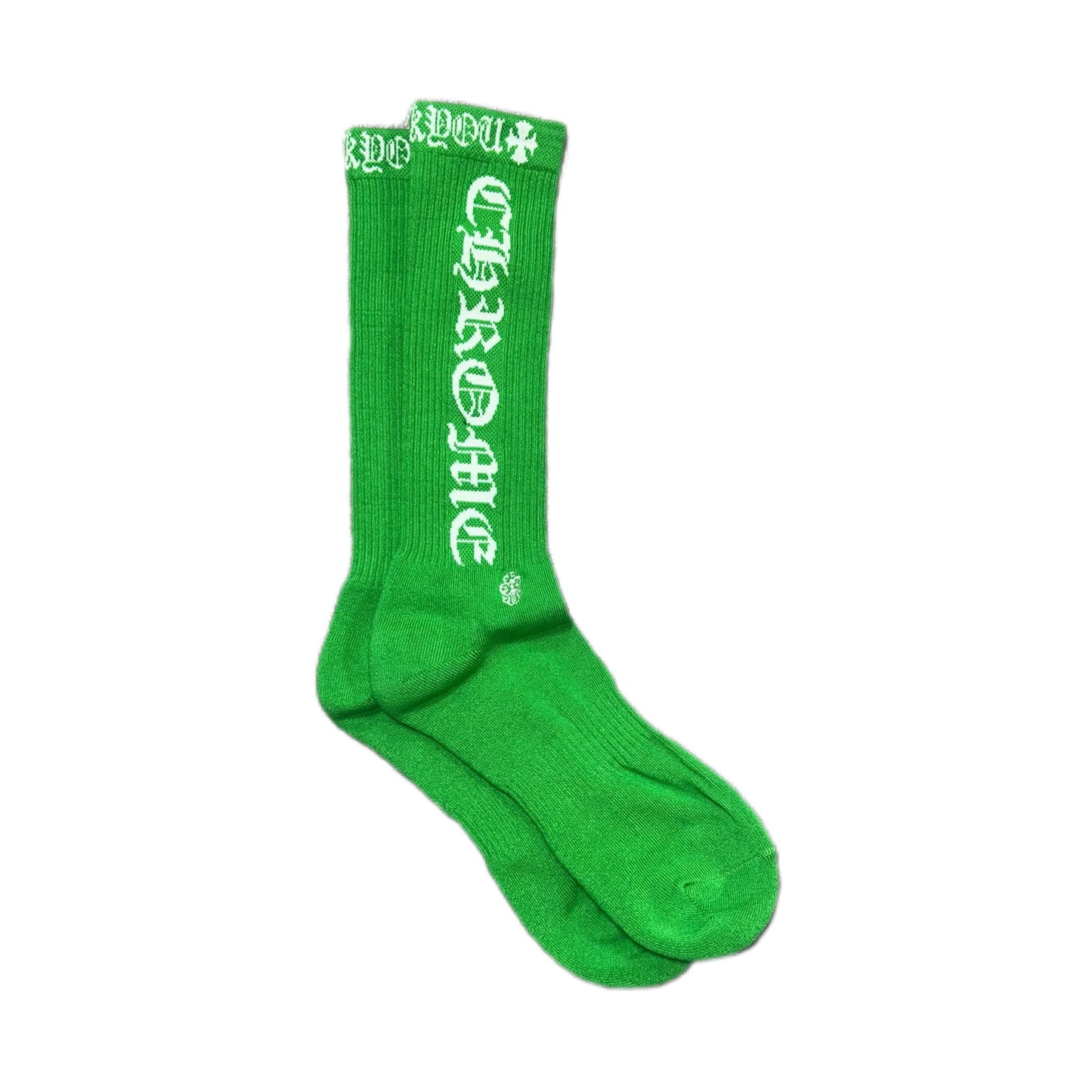 Chrome Hearts Fuck You Green Socks