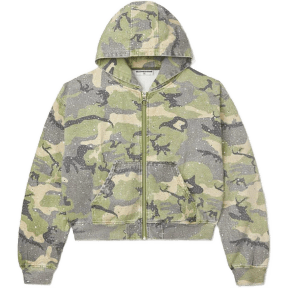 Vale Crystal Camo Work Jacket Green