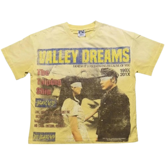 Vale The Cross Bling Tee Yellow