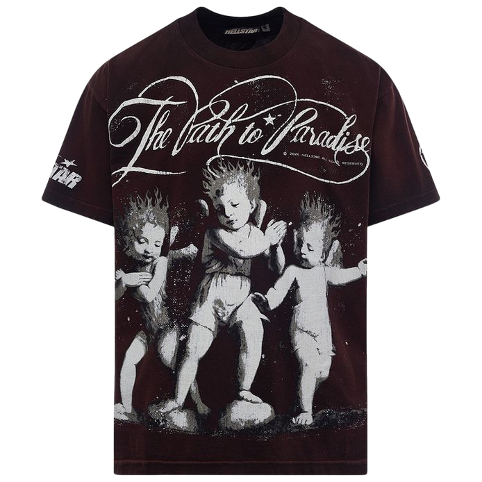 Hellstar Cherubs T-Shirt 'Brown'