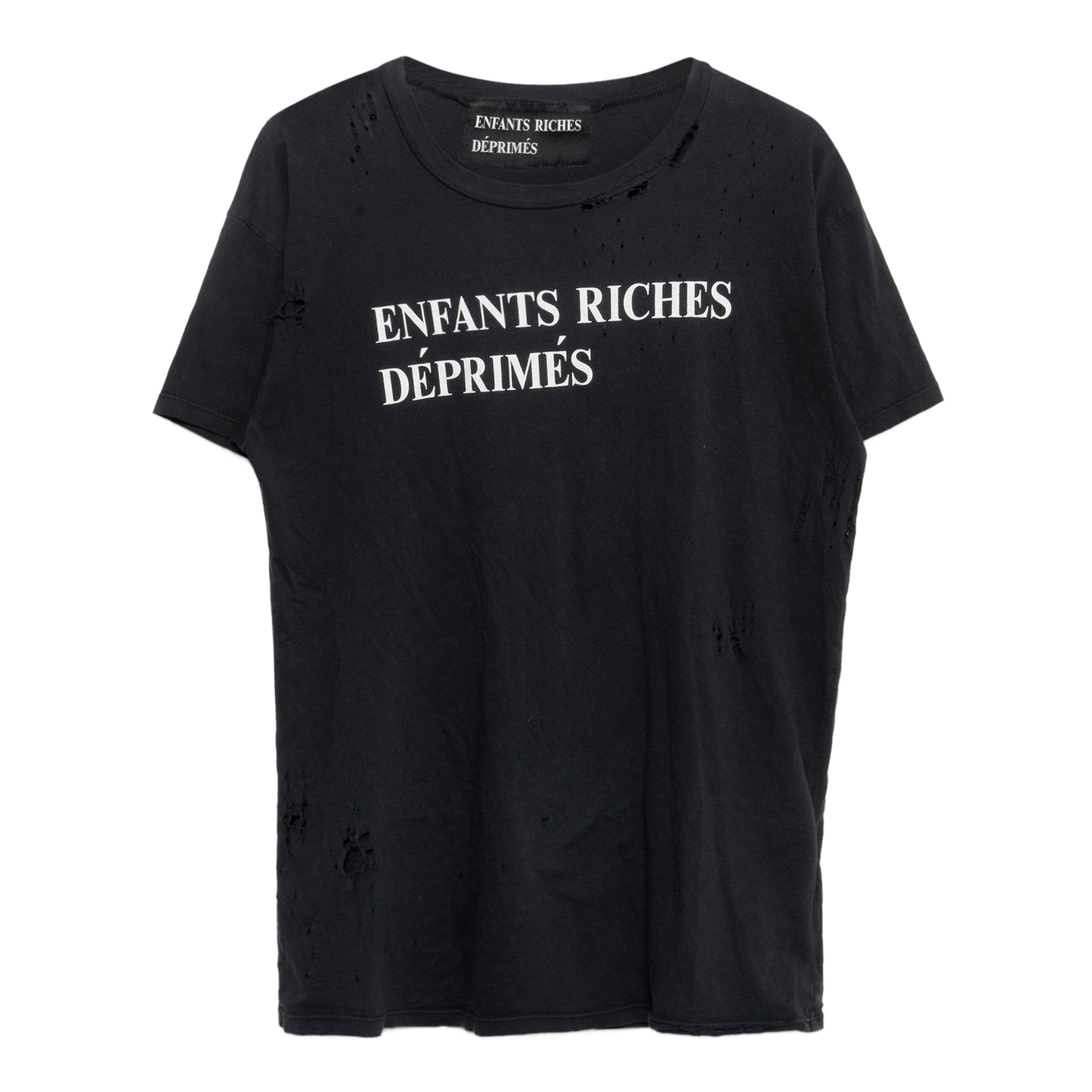 E.R.D Black Distressed Tee
