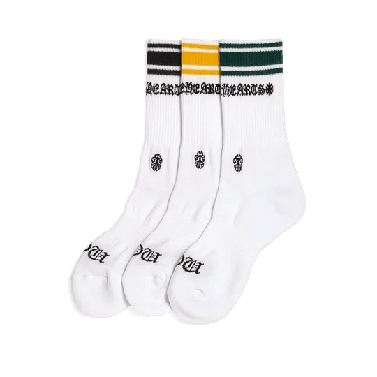 Chrome Hearts White Sports Socks
