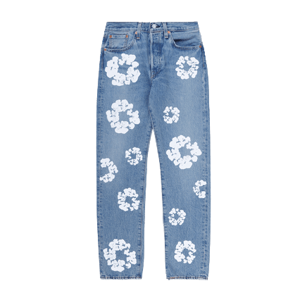Denim Tears Cotton Wreath Jeans Light Wash