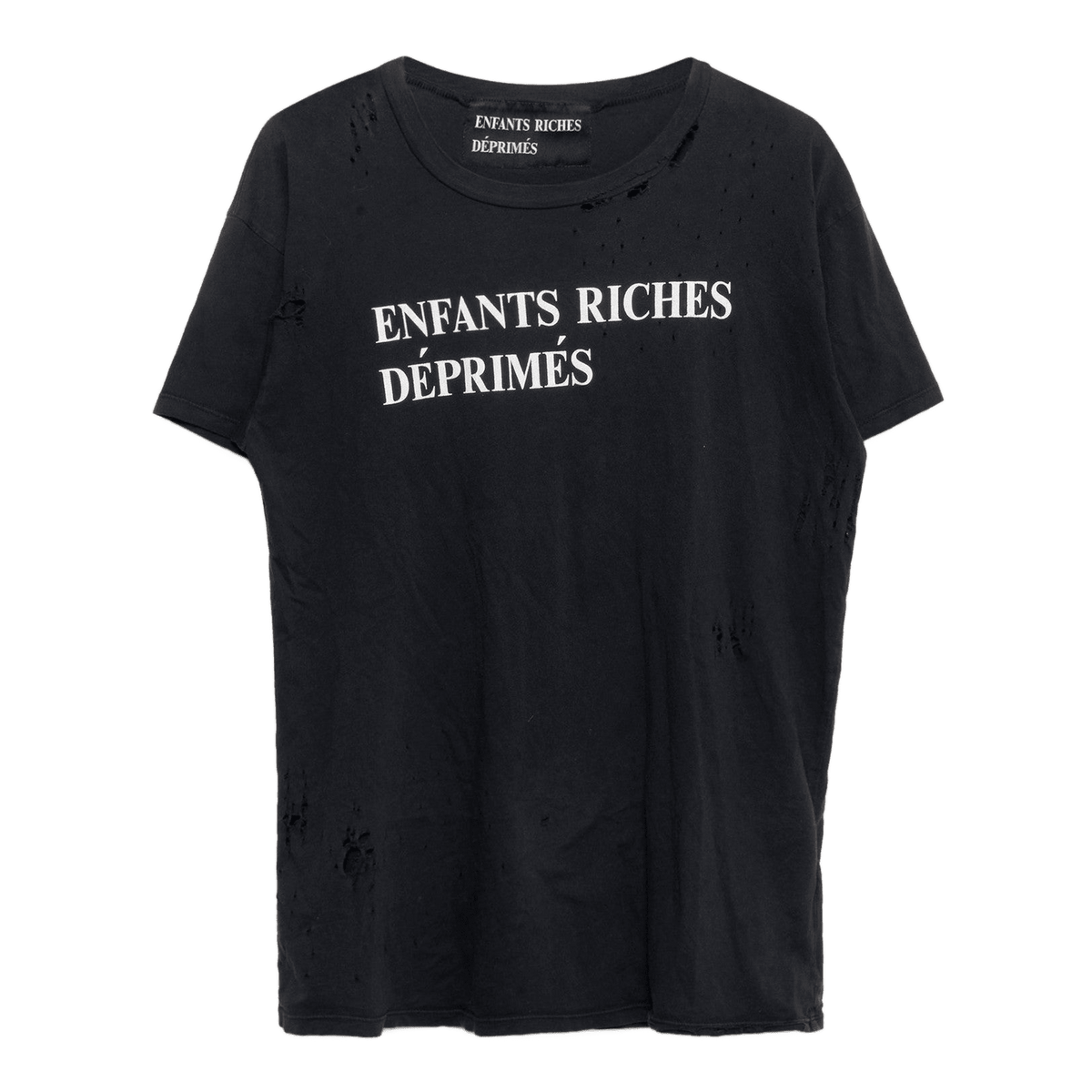 E.R.D Black Distressed Tee