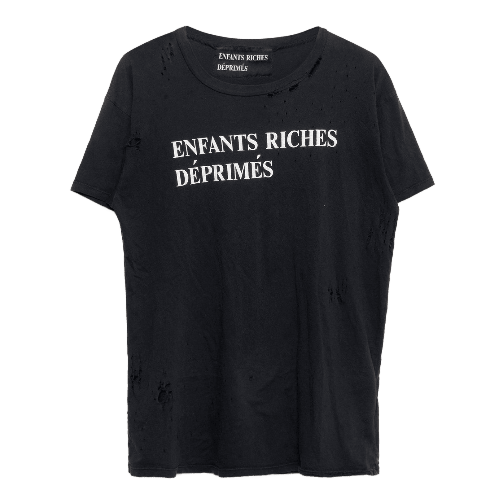 E.R.D Black Distressed Tee
