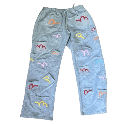 HMDD Multi Pocket Sweats Grey