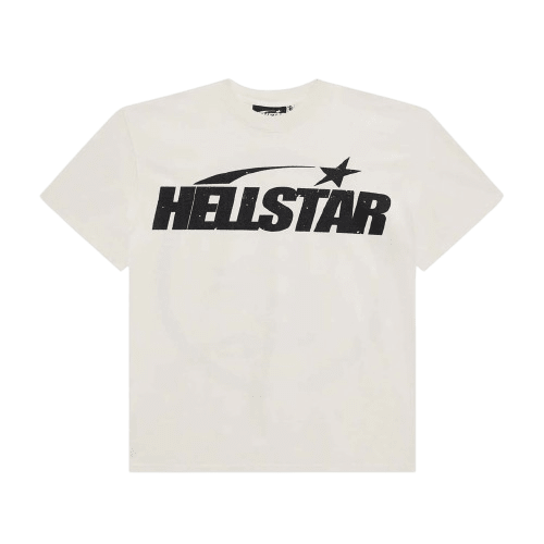 Hellstar Classic T-Shirt Gel Print 'White/Black'