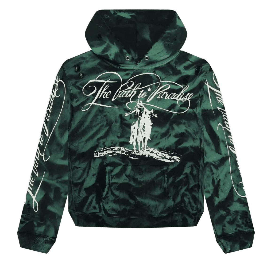 Hellstar Studios Green Marble Paradise Hoodie