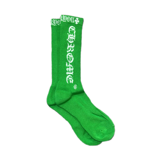 Chrome Hearts Fuck You Green Socks