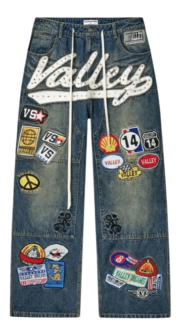Vale Forever 1980s Denim Carpenter Pants