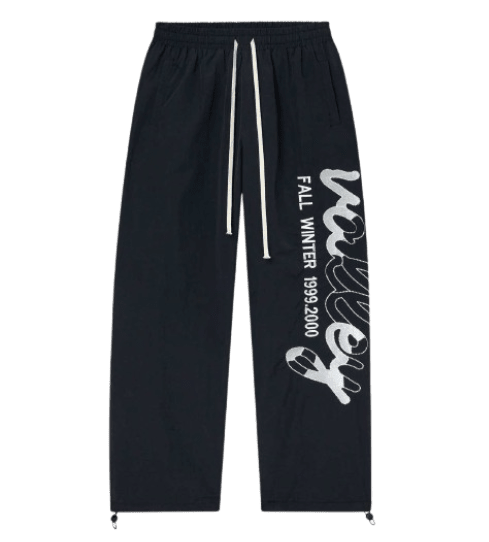 Vale Midnight Swish Black Track Pants