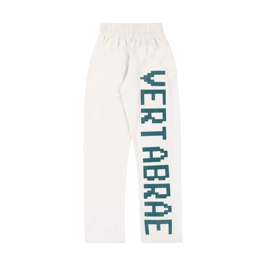 Vertabrae Sweatpants Cream and Green