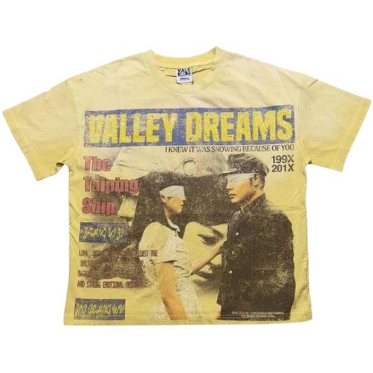 Vale The Cross Bling Tee Yellow