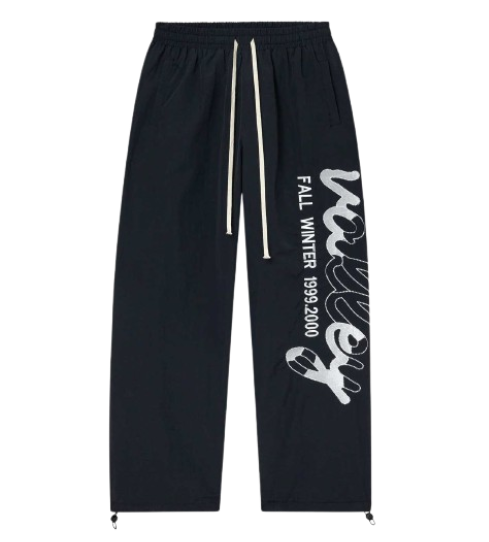 Vale Midnight Swish Black Track Pants