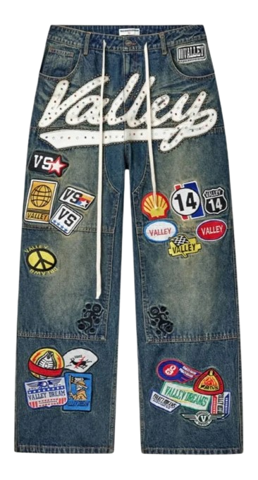 Vale Forever 1980s Denim Carpenter Pants