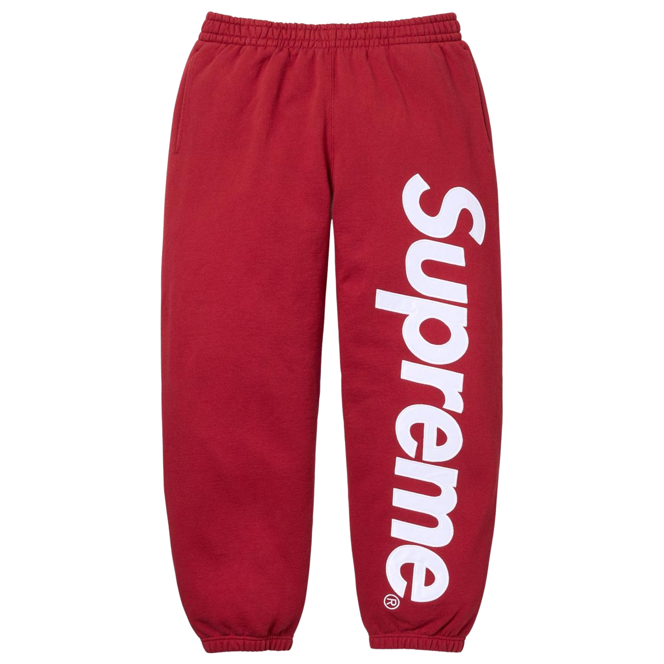 Supreme Logo Appliqué Track Pants Red