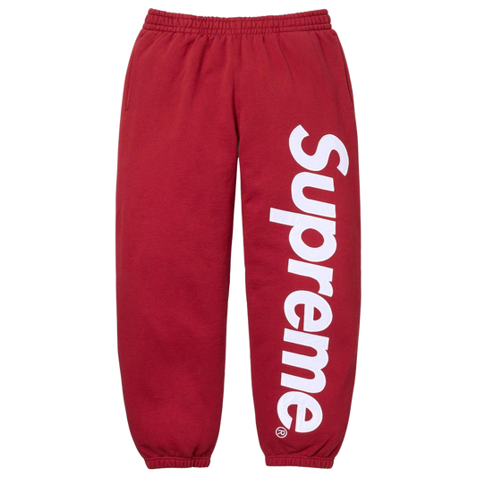 Supreme Logo Appliqué Track Pants Red