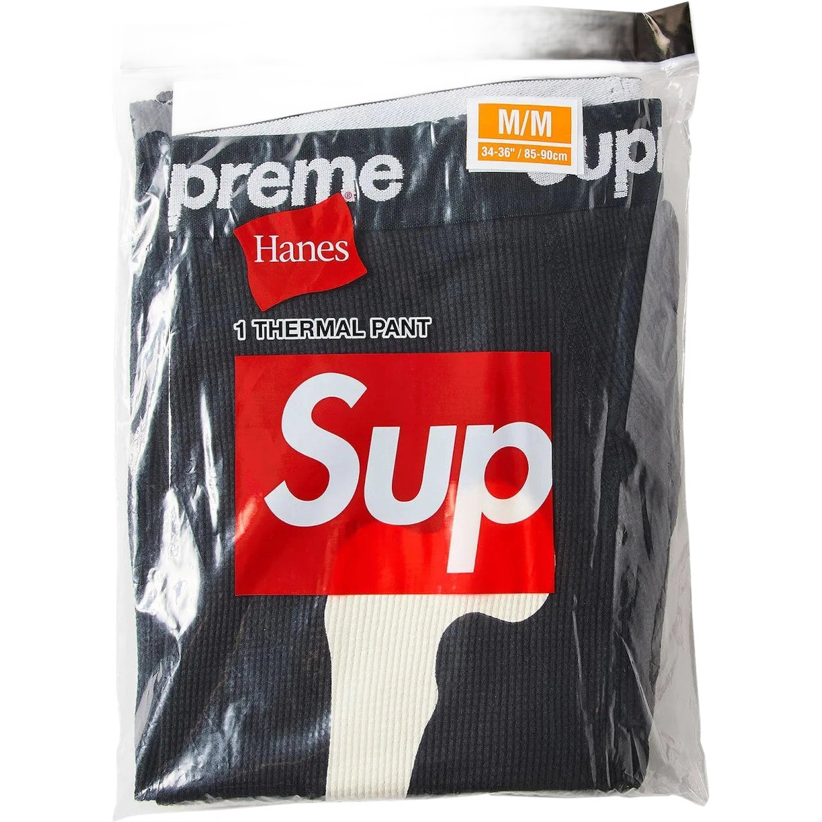 Supreme Bone Black Thermal Pants