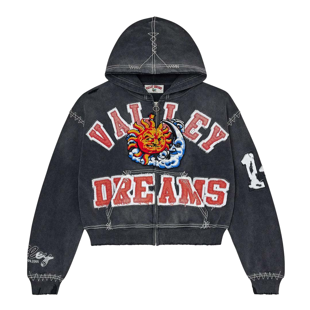 Vale Forever Sunny Zip Up Hoodie 'Black'