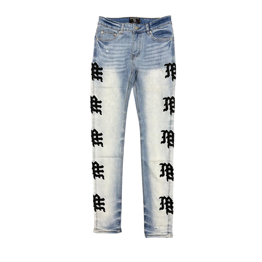 Mixed Emotion Jeans ME LOGO