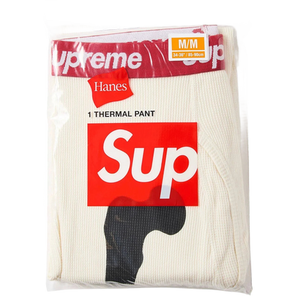 Supreme Bone Cream Thermal Pants