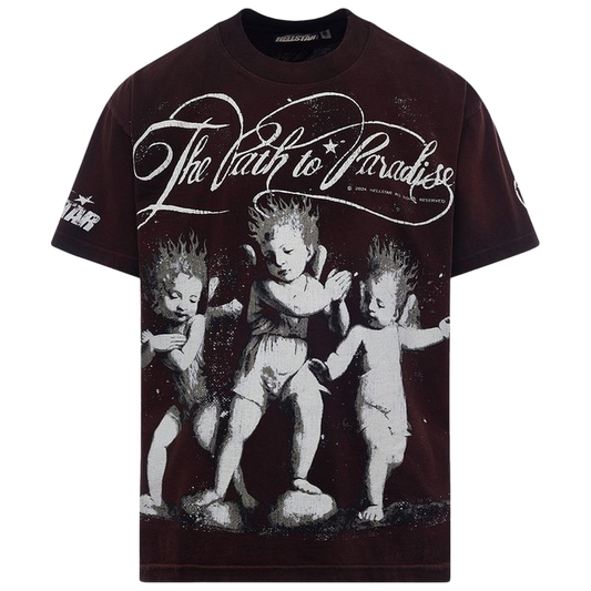 Hellstar Cherubs T-Shirt 'Brown'