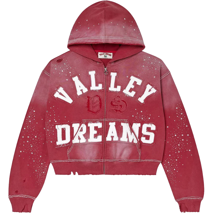 Vale Forever Classico Zip Up Ruby