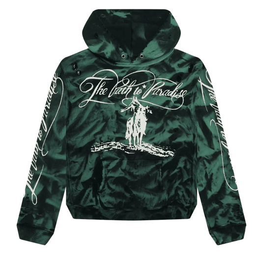 Hellstar Studios Green Marble Paradise Hoodie